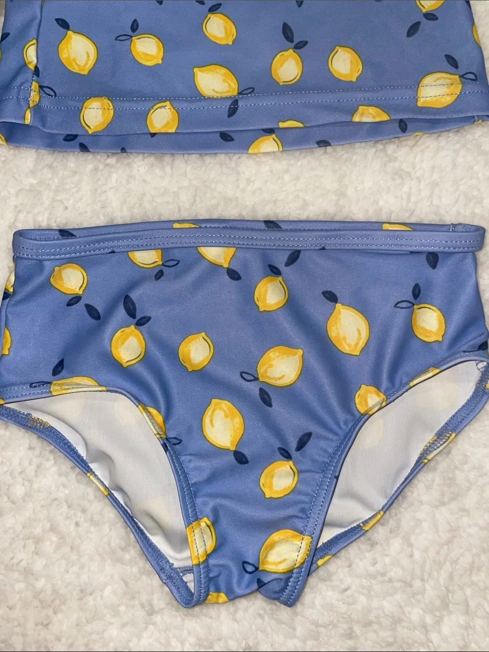 Carter's Lemon Long Sleeve 2 Piece Swim Suit
